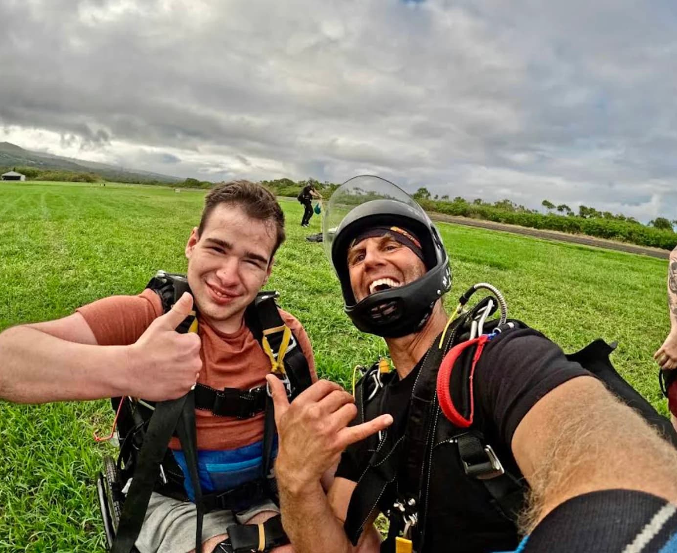 Our landing zone at beautiful Hana